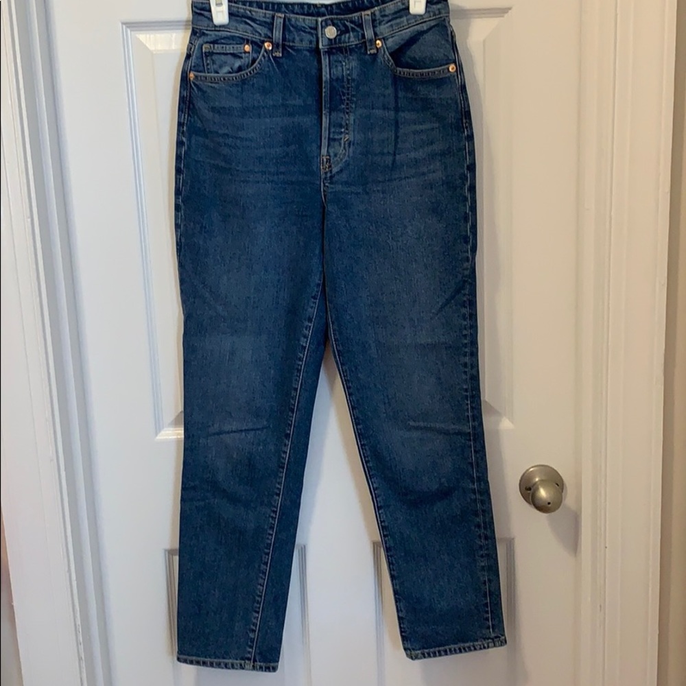 High rise mom jeans